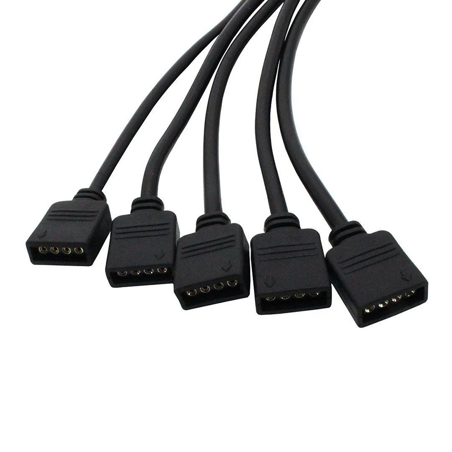 4-контактный RGB-разъем для ленты от 1 до 2 3 4 5 светодиодов разделенный
