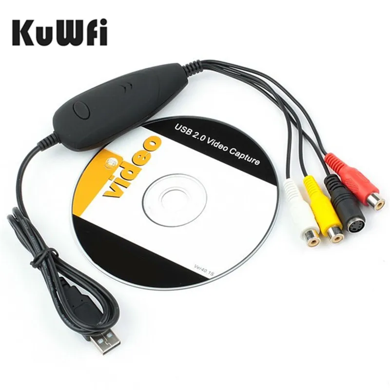 Захват видео через USB с аудио VHS конвертер DVD Maker захват аналогового из 8 мм камера