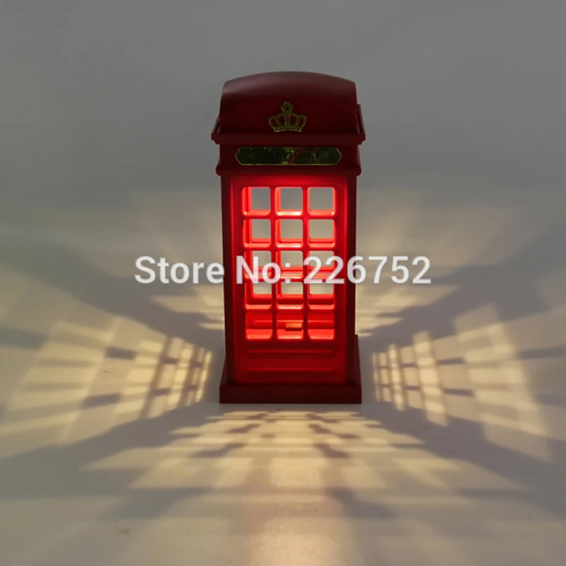 Лондонская телефонная будка ночник кровать дома украшения комнаты Led ночника touch