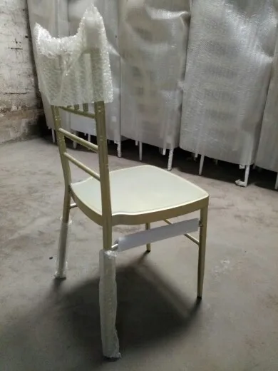 250 шт. доставка по морю свадебное кресло из белого золота и серебра Chiavari с