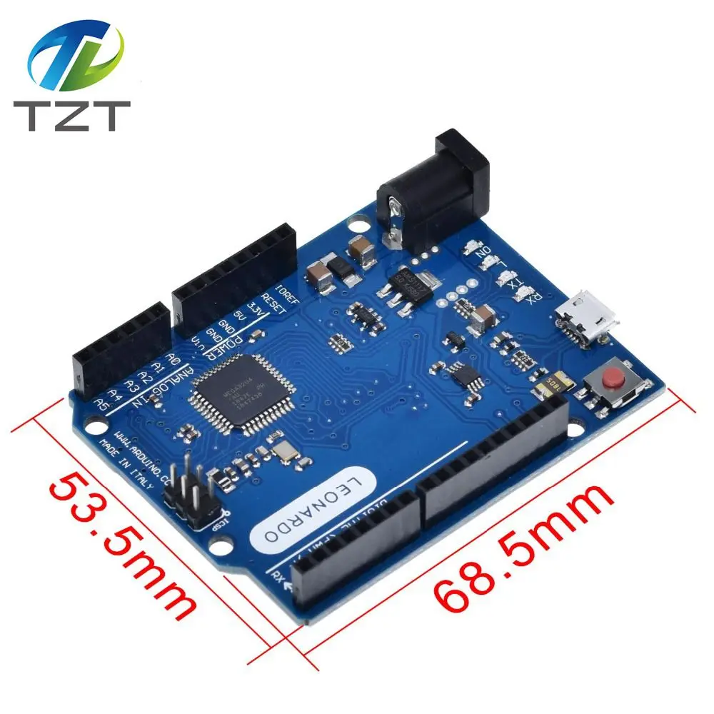 Макетная плата Leonardo R3 с микроконтроллером Atmega32u4 макетная USB кабелем совместимая