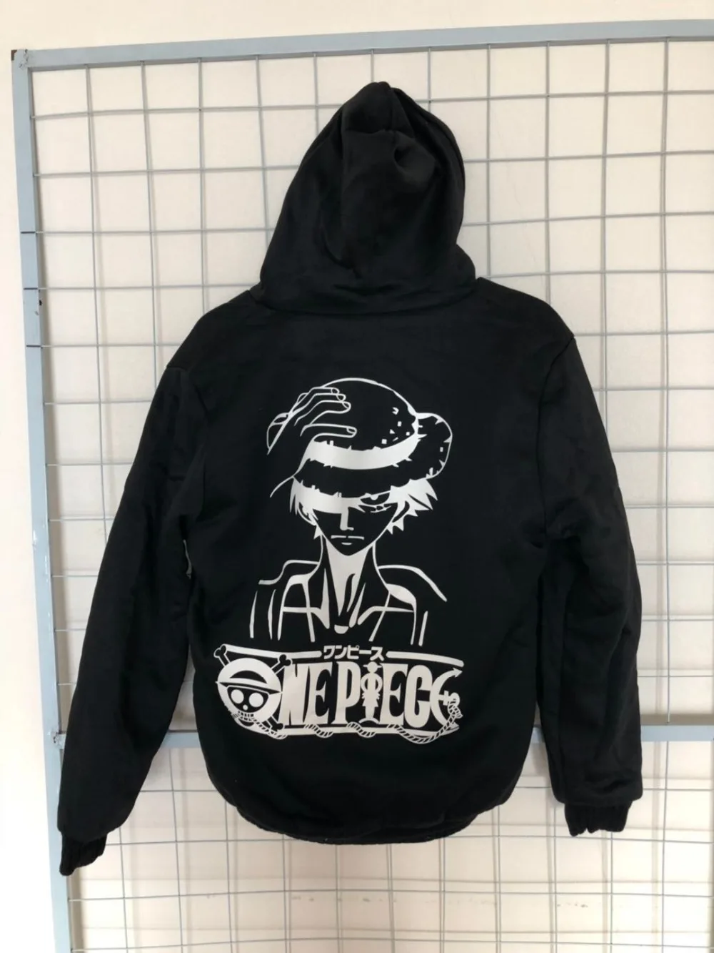 One Piece Japan Anime Luffy Chopper Print Cosplay Jacket Winter Men Women Plus Velvet Coat Thicken Zipper Hoodies Sweatshirt 6XL | Мужская