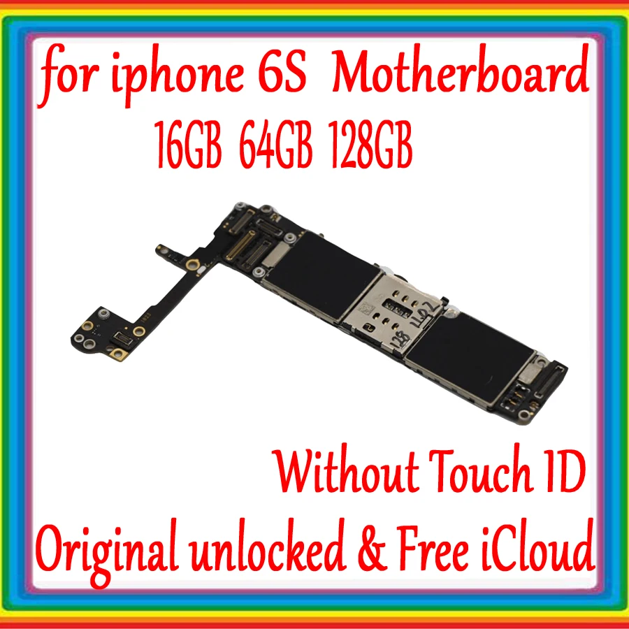 Оригинальная разблокированная материнская плата для iphone 6S 4 7 дюйма 16 Гб/64 Гб/128 ГБ