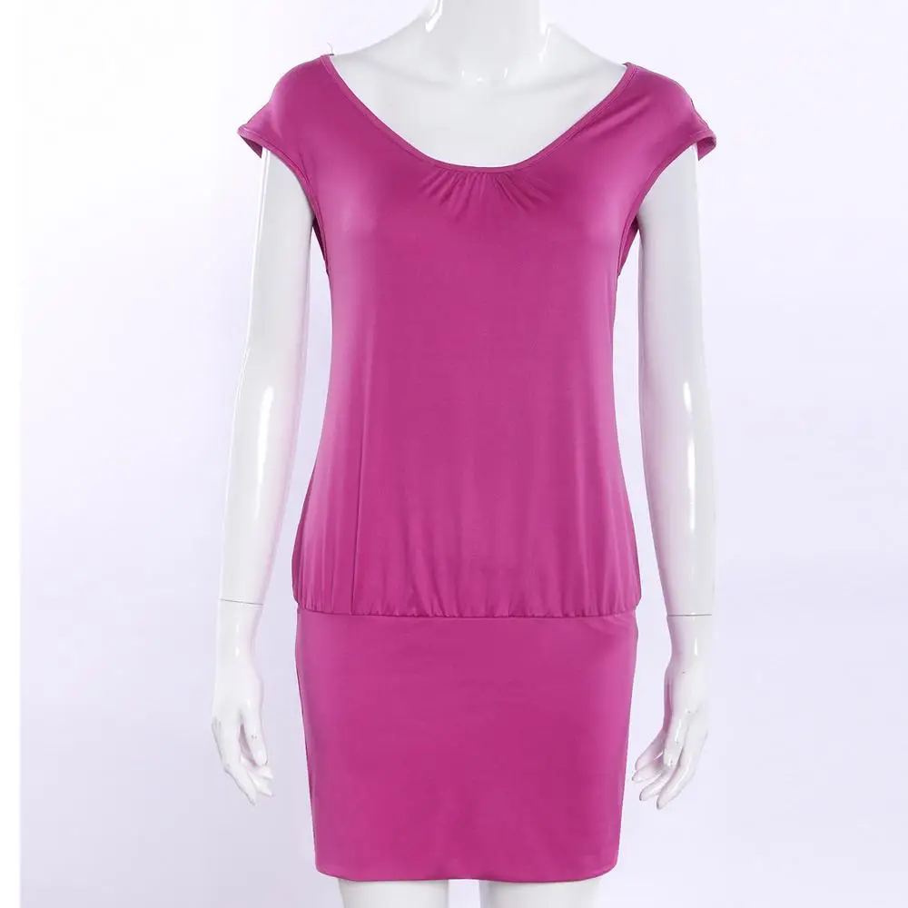 Розовое красное летнее стильное пляжное платье модные повседневные платья с