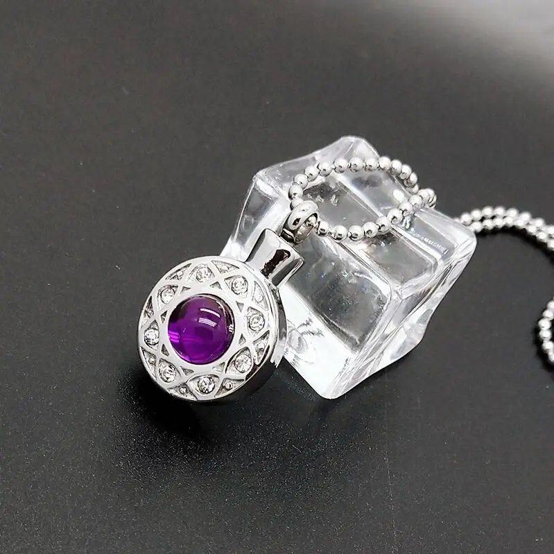 Памятная памятная Кремация в виде потери питомца ожерелье для праха Опаловая