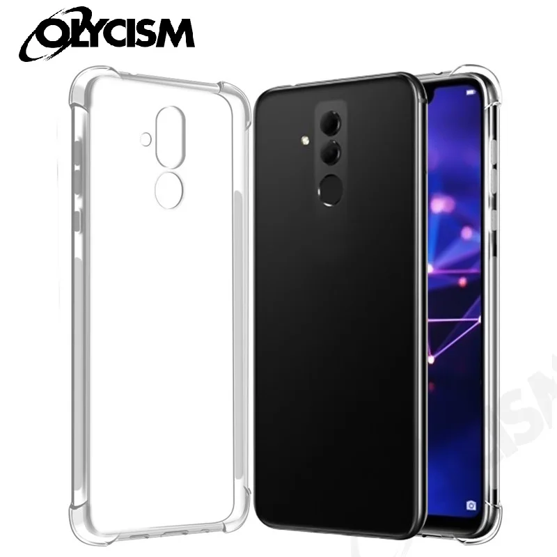 OlycismFor huawei Коврики 20 Lite Maimang 7 ультра-тонкий прозрачный тонкий силиконовый мягкой