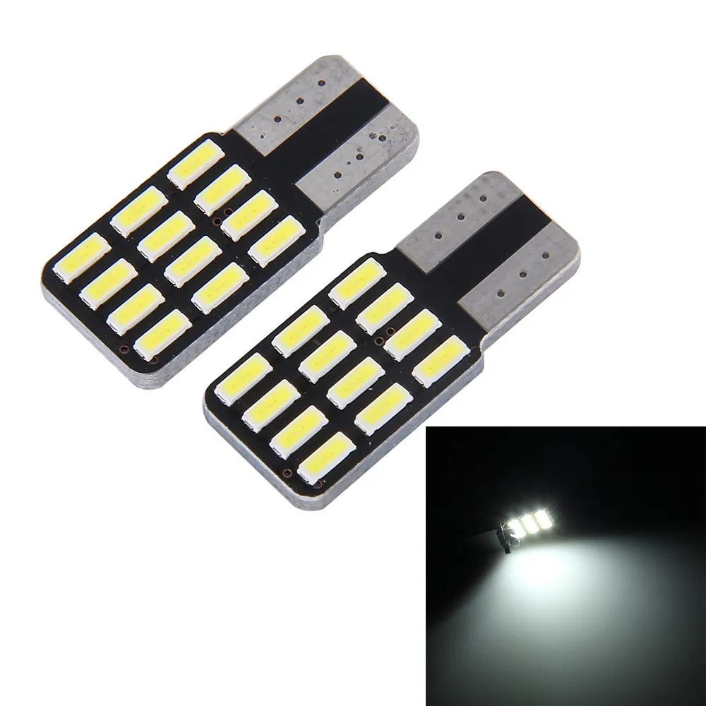 4 X Canbus безошибочный Белый T10 5 SMD 5050 W5W Светодиодная лампа для авто светильник Led