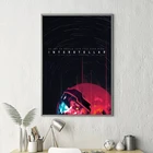 Интерзвездный Рисунок Картина на холсте Кристофер Нолан Майкл Кейн Мэтью МакКонахи постер на космическую тематику, принты для домашнего декора