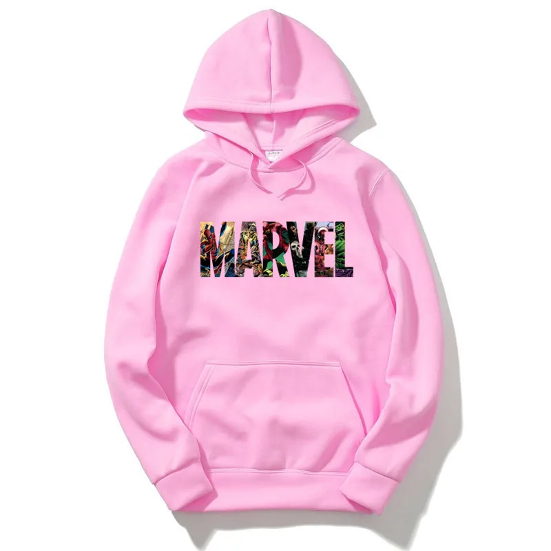 2018 новые кофты с капюшоном &quotMarvel&quot толстовка мужская и женская брендовая