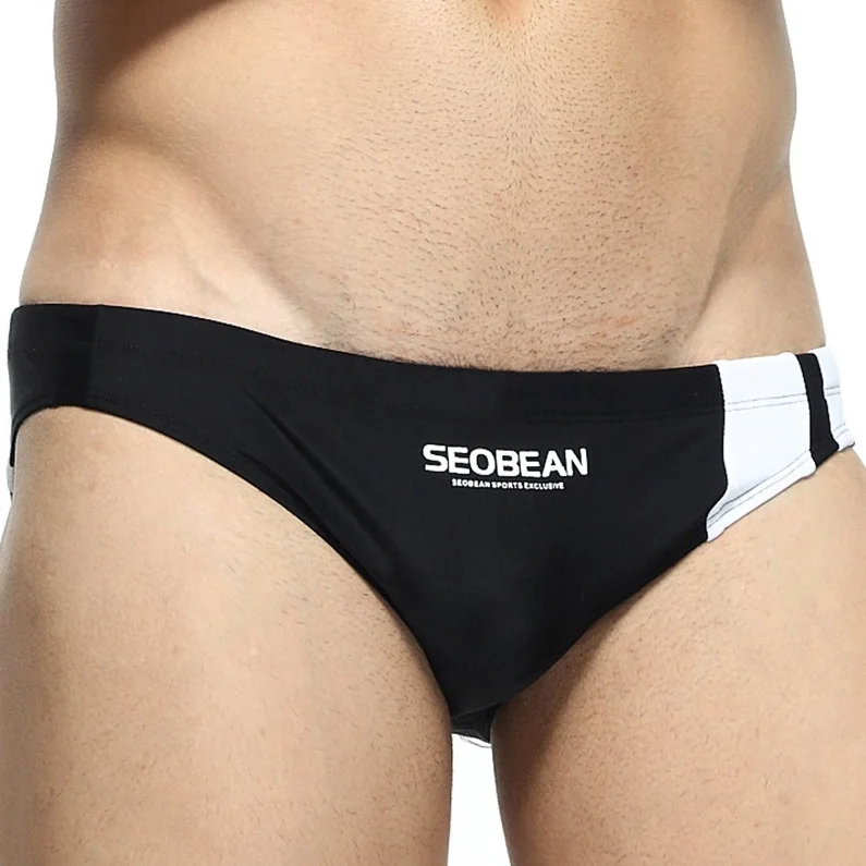 Seobean 2019 сексуальные Стрейчевые мужские купальники sunga плавки pantalones cortos de shorts