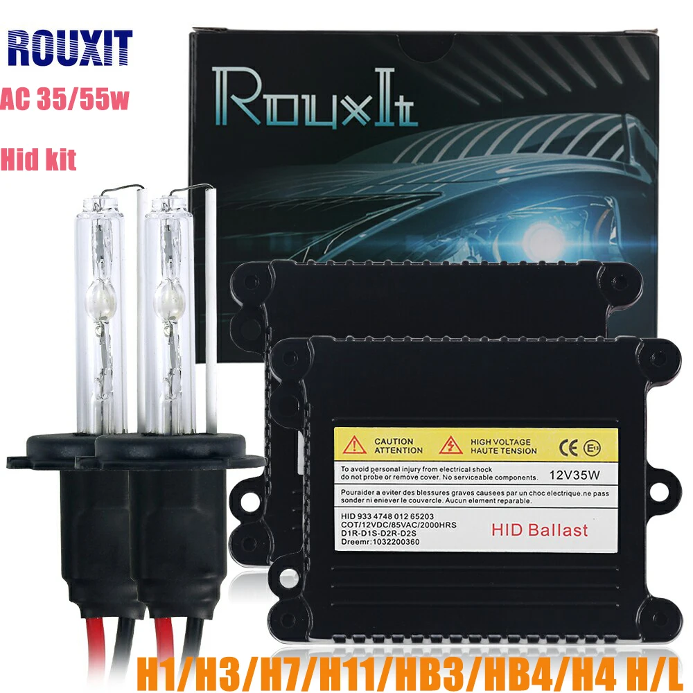 Ксенон H7 35 Вт AC 55 Тонкий балласт комплект HID ксеноновая фара Лампа 12 В H1 H3 H11 H4