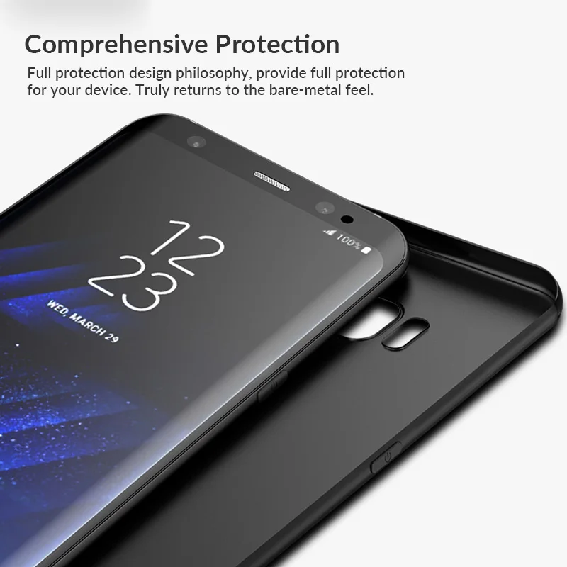 TOPK ультра тонкие мягкие из термополиуретана чехол для телефона samsung Galaxy S9 S8 Plus S7