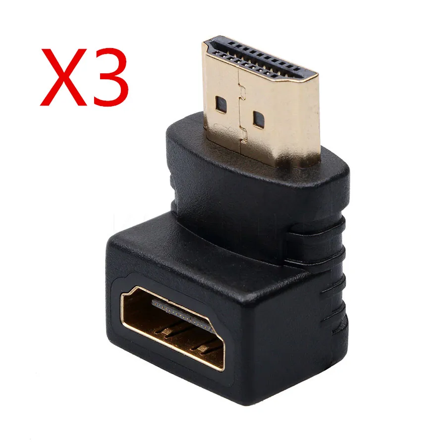 Kebidu 3 шт./лот HDMI-совместимый адаптер конвертер штекер-гнездо для 1080P Smart HDTV Xbox 360