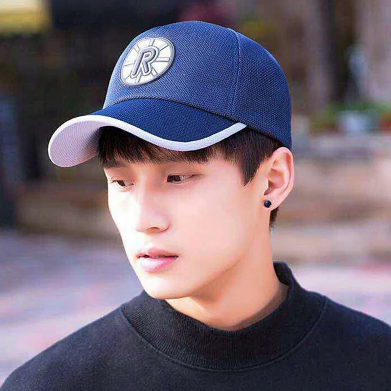 На лето и весну Бейсбол Кепки s Snapback хлопок Буква R Проблемные ношение установлены
