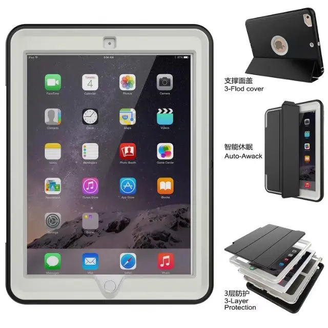 Чехол для apple ipad 9 7 2017 A1822 A1823 2018 A1893 360 полная защита дети Безопасный противоударный