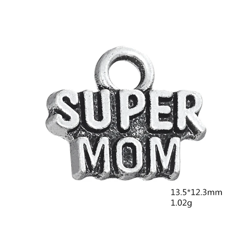 Брелки ручной работы с надписью Super MOM|Шармы| |