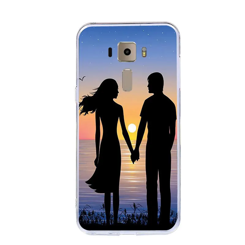 Чехол CALROVTE для телефона Asus Zenfone 3 ZE552KL силиконовый мягкий чехол из ТПУ с рисунком