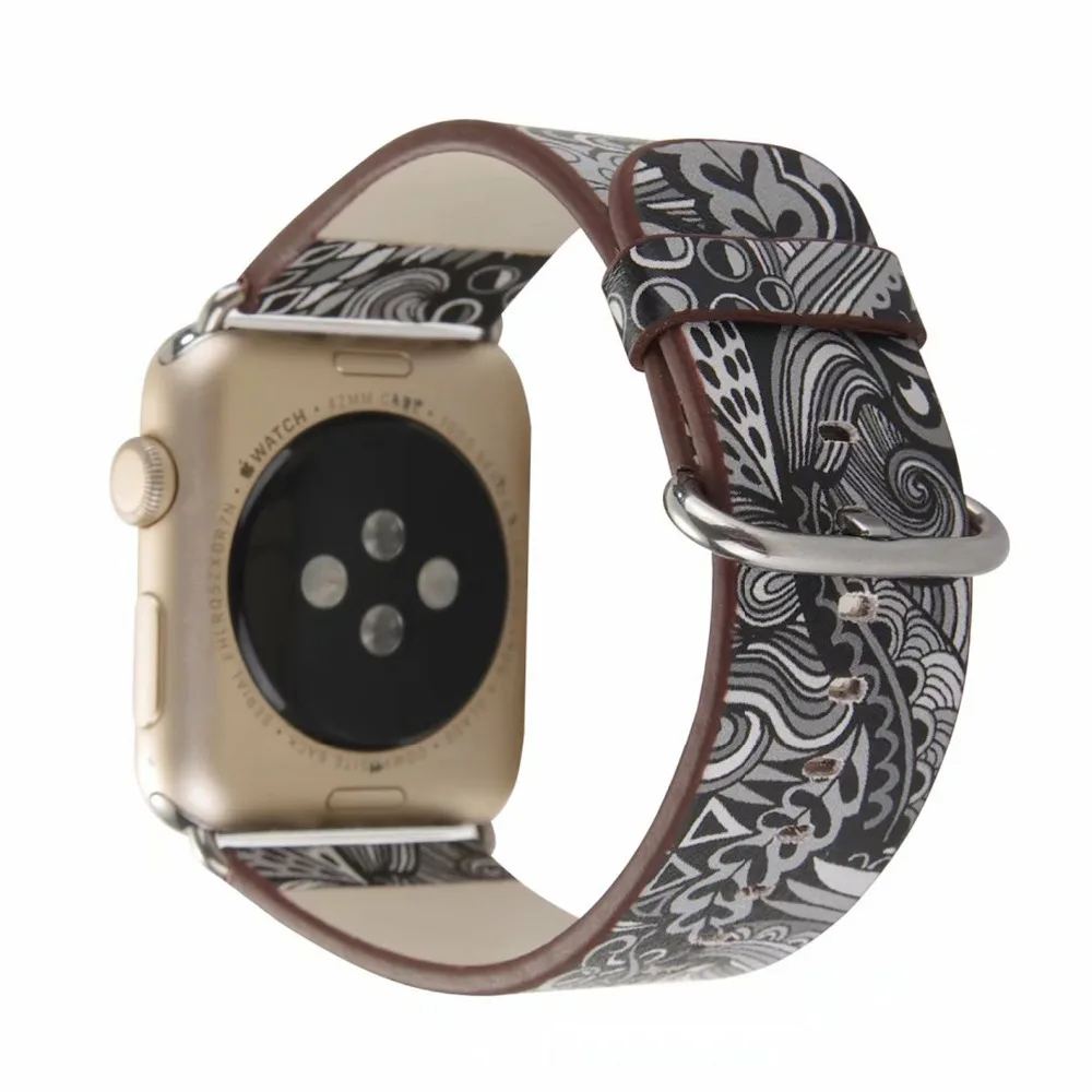 Кожаный ремешок для наручных часов apple watch 38/42 мм браслет женский личности мужские