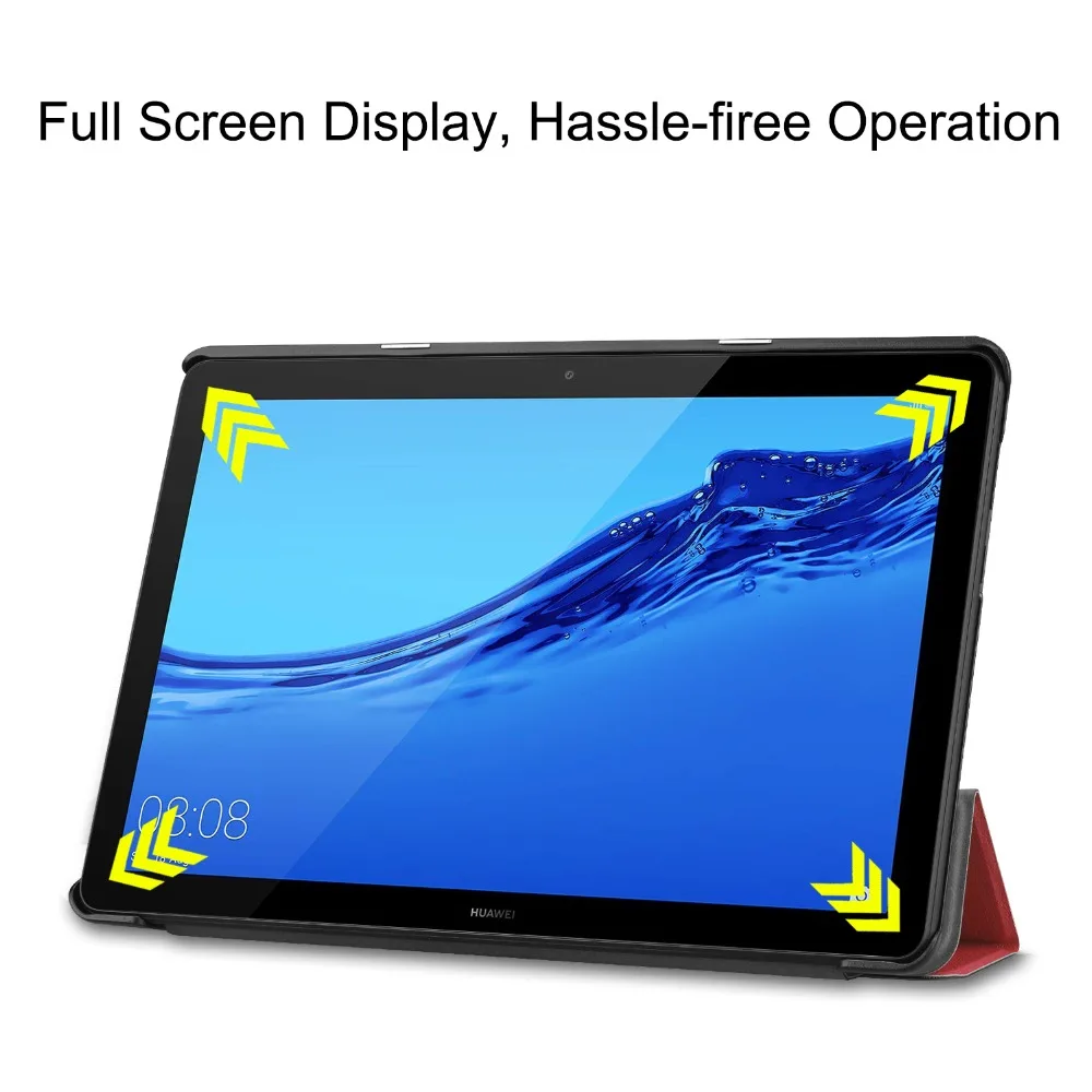 Ультратонкий чехол для Huawei Mediapad T5 10 AGS2 W09/L09/L03/W19 1 &quot Чехол планшета Прямая