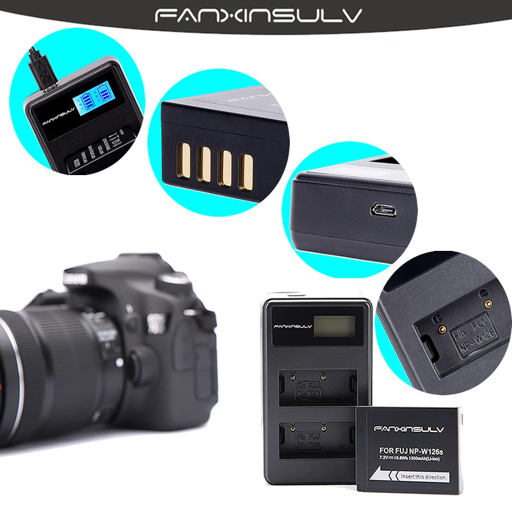 4 шт. для Fujifilm Fuji xpro1 xe1 hs33exr hs35exr hs50exr xa1 xa2 xa3 xa20 Аккумулятор камеры + зарядное