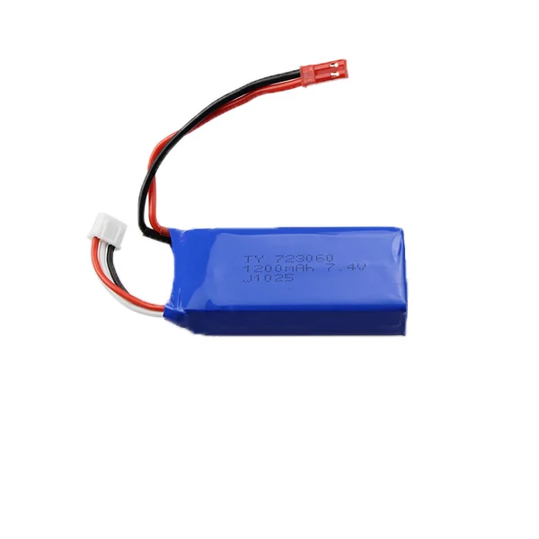 7 4 в 1200 мАч литий полимерная батарея для WLtoys V262 V333 V353B V666 Q212 RC Quadcopter Toys 2S 723060 JST|battery