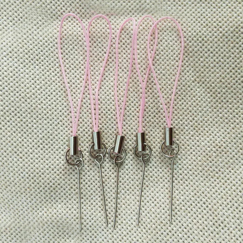 Лариат шнура Ремешок Веревка ремень брелки крючки глаз Pins шпильку иглы