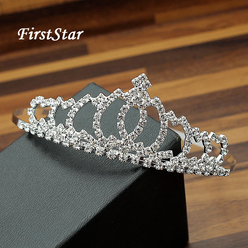 FirstStar Sinny Стразы Свадебные украшения для волос Детские платья кроя принцесса