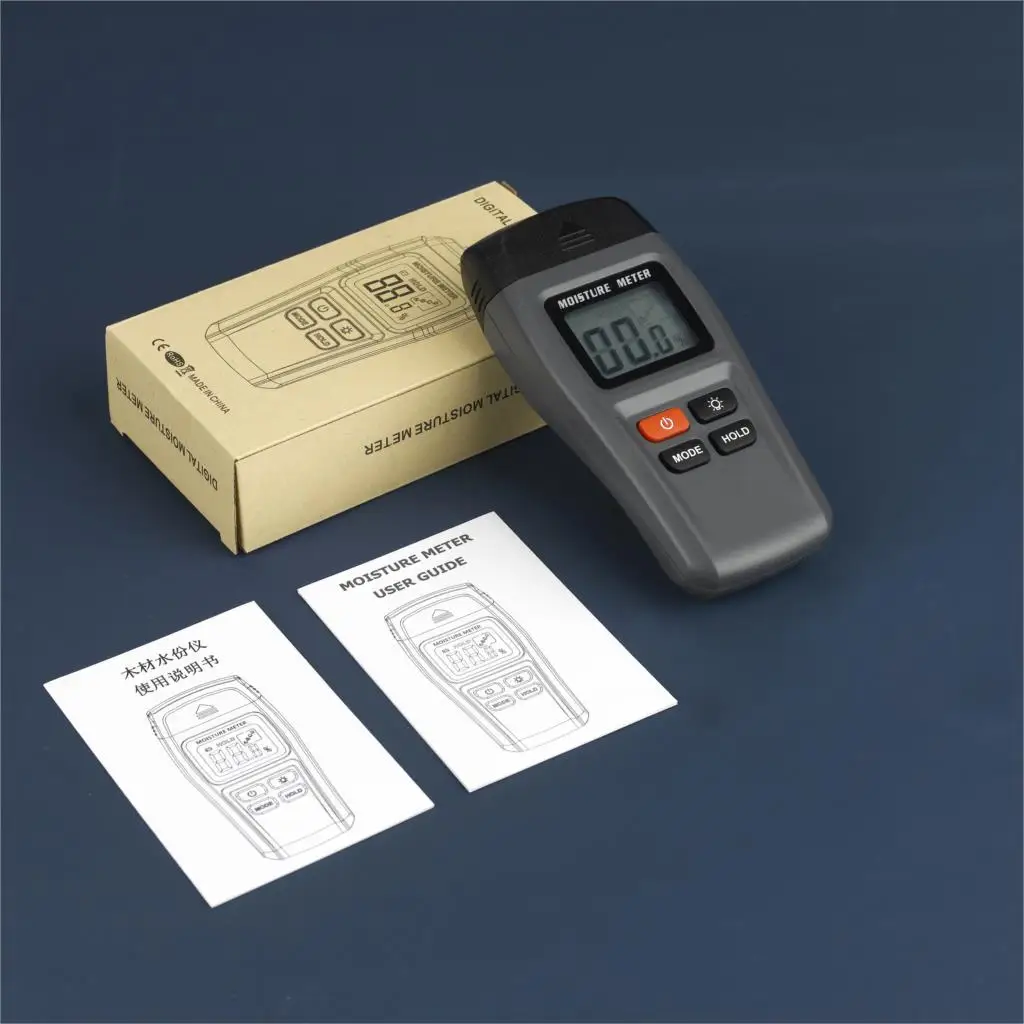 Digital Wood Moisture Meter Timber Hygrometer 0~99.9% 1%~99% with Auto Power Off | Инструменты