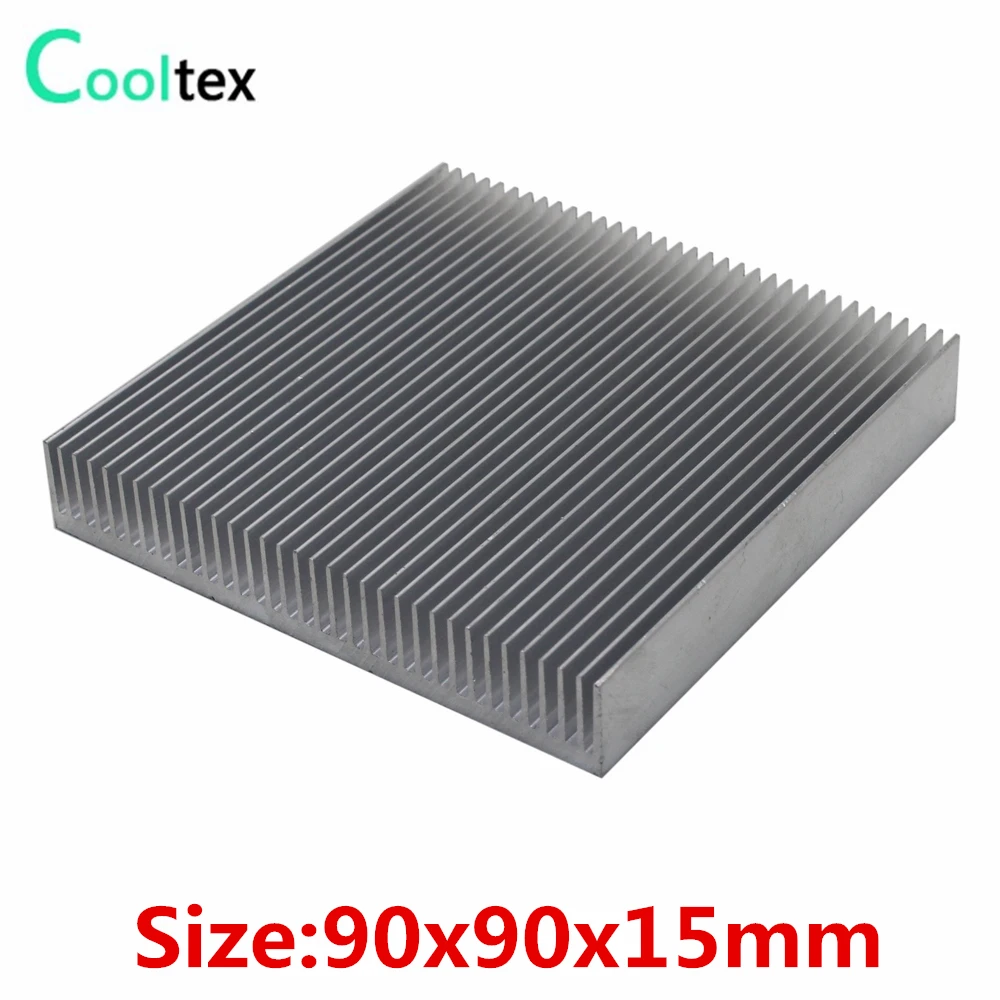 10pcs 90x90x15mm Aluminum HeatSink  for Chip RAM LED IC Electronic heat sink  radiator COOLER cooling