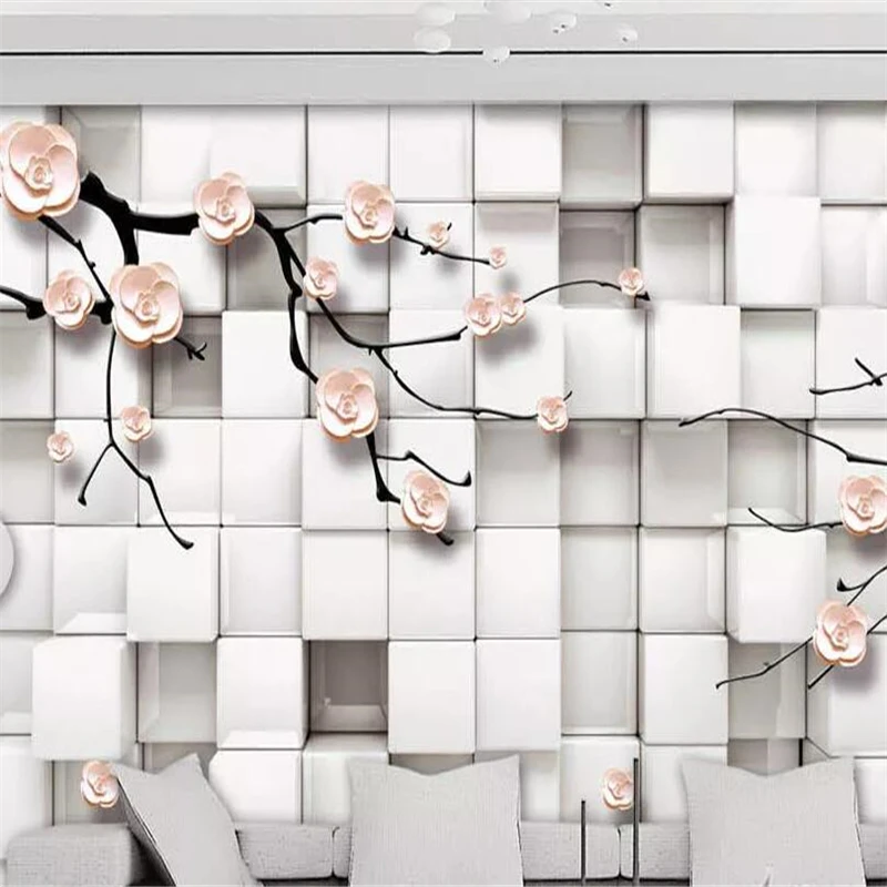 3d фотообои beibehang на заказ элегантные квадратные Настенные обои с изображением