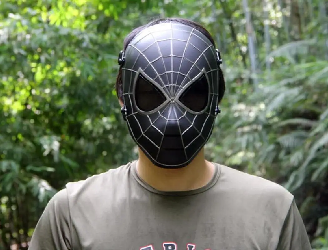 Новинка высококачественные маски для лица человека паука на Хэллоуин небьющиеся
