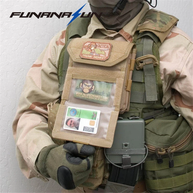 Military Molle Admin Front Vest Ammo Storage Pouch Magazine Utility Belt Waist Bag For Hunting Shooting Paintball CF Game