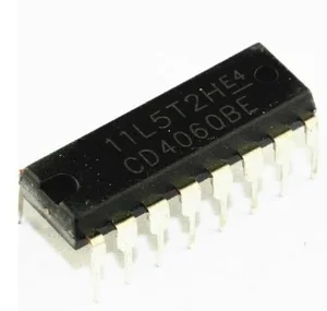 10Pcs CD4060BE CD4060 4060 Ripple Carry Binary Counter IC DIP-16 pin Low Power