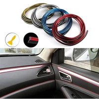 5m car styling interior decoration strips moulding trim dashboard door edge universal for cars auto accessories in car styling