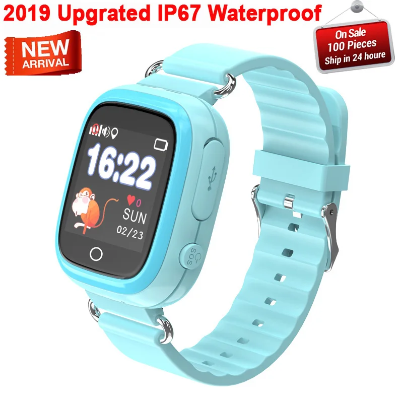 Синий Gps Q90 Smartwatch Сенсорный экран WI-FI позиционирования дети смарт-наручные часы с определением локации PK Q50 Q60 Q80 для малыша безопасный анти-потерянный - Цвет: Синий