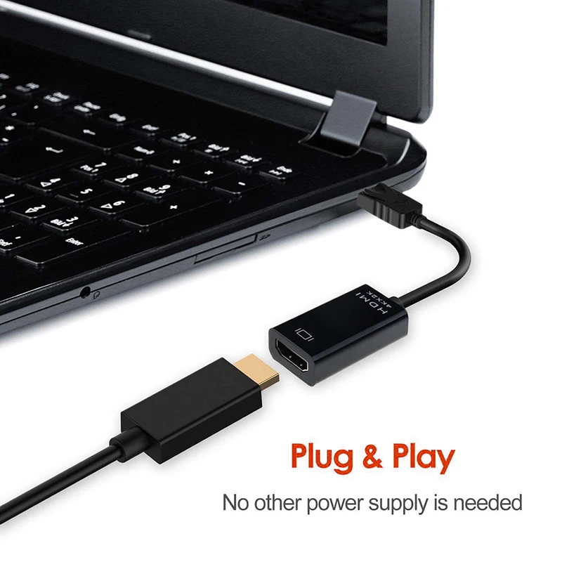 Переходник Mini DP папа мама совместимый с HDMI кабель преобразователя 4K порт дисплея