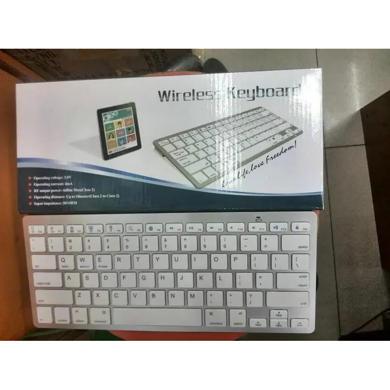 

Universal Wireless Bluetooth Keyboard Russian Hebrew Arabic Thai Japanese Language For Android Windows For iPad Air 2 3 4 Mini