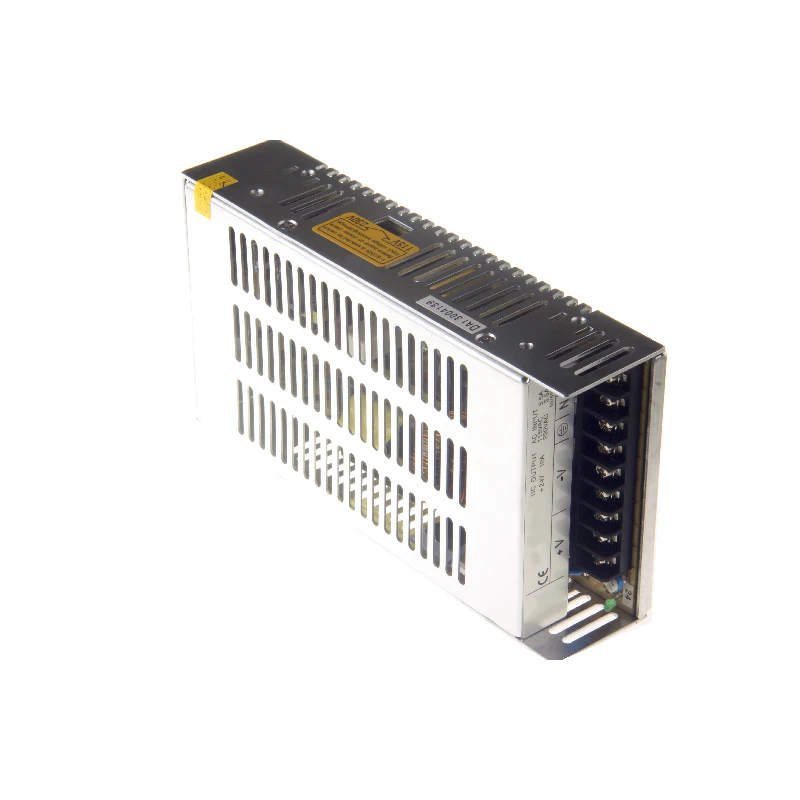 S-250-12 Импульсный источник питания 250 Вт 12 В 20 А Одиночный выходной переменно-постоянный преобразователь для светодиодной ленты AC110V / 220V трансформатор в DC 12 В вкл.