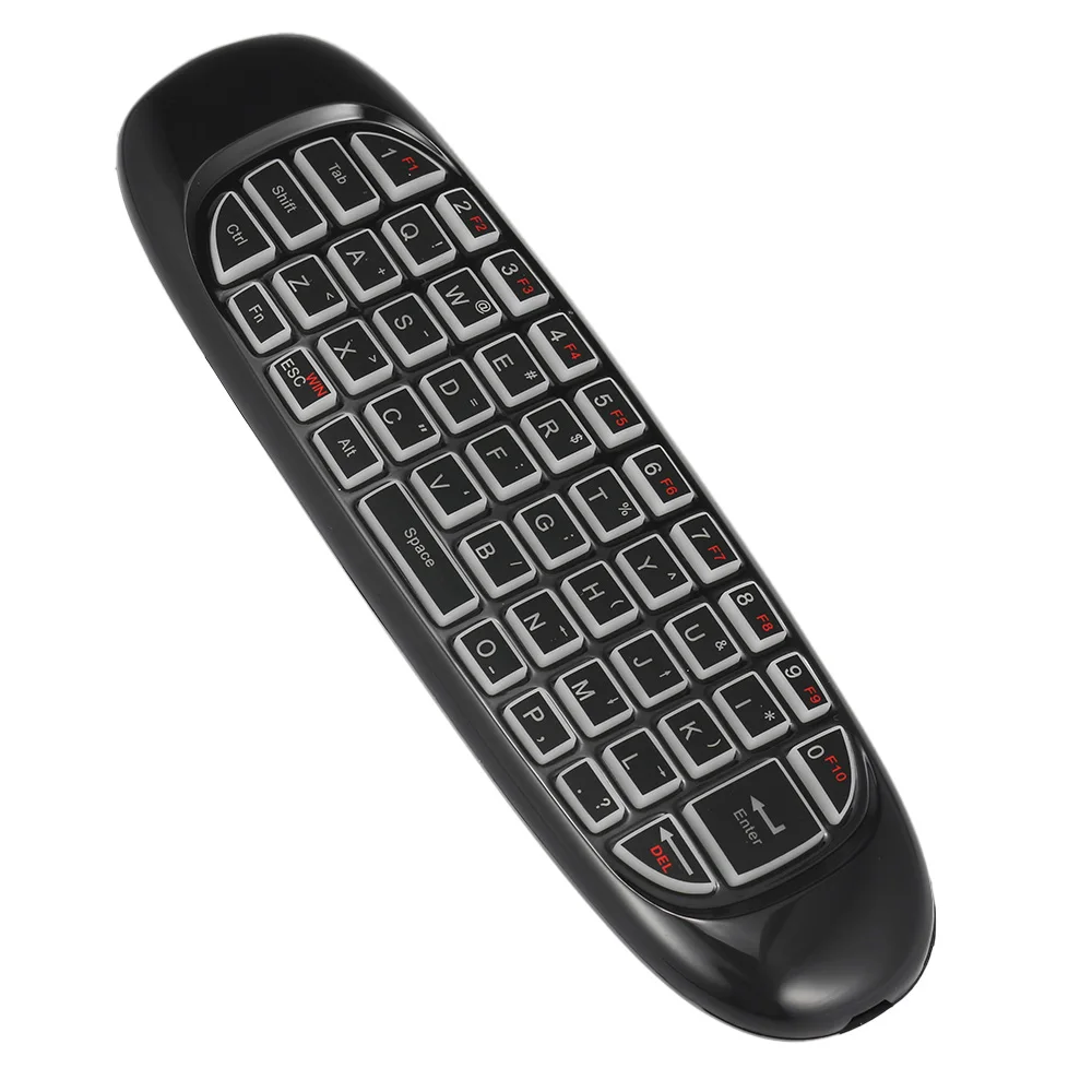 Голосовое управление беспроводная клавиатура с подсветкой 2 4G Air Mouse-Axis датчик