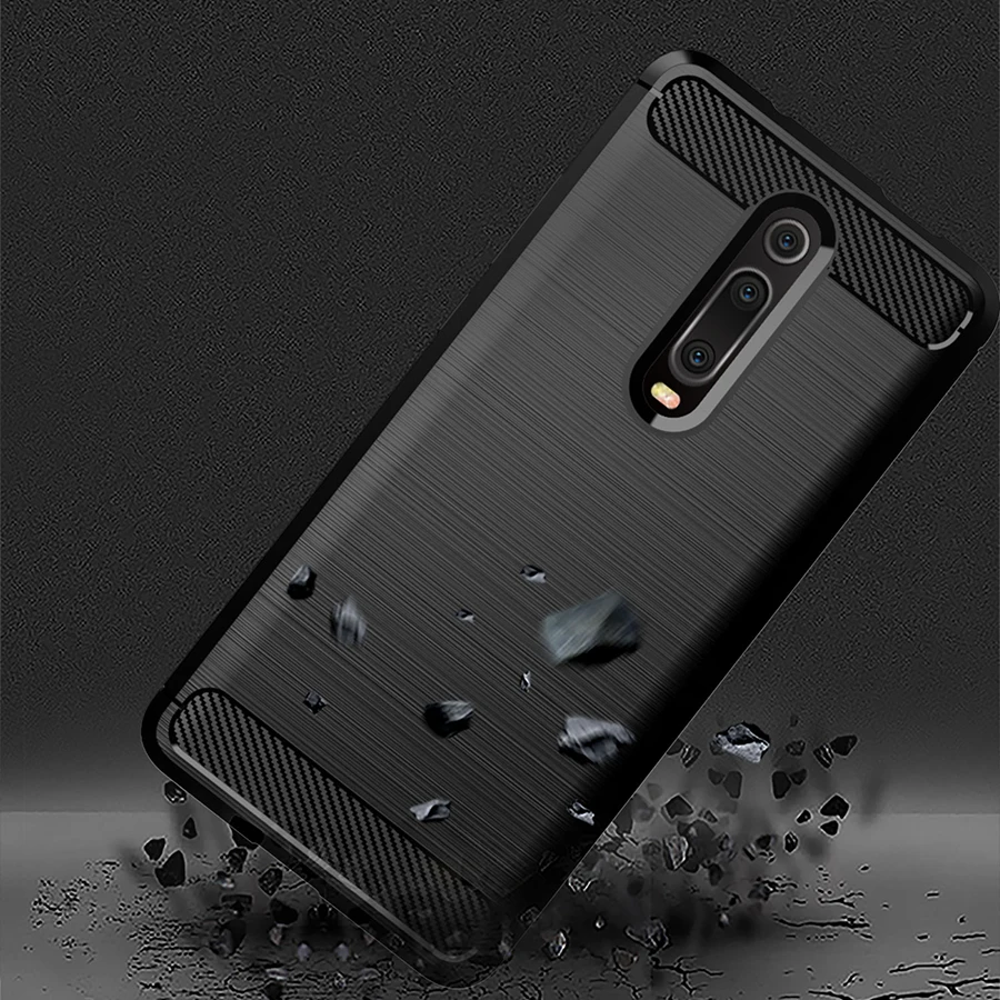 Чехол для Xiaomi Redmi Go противоударный чехол из углеродного волокна Note 8 8T Global K20 Mi 9T 7A 10