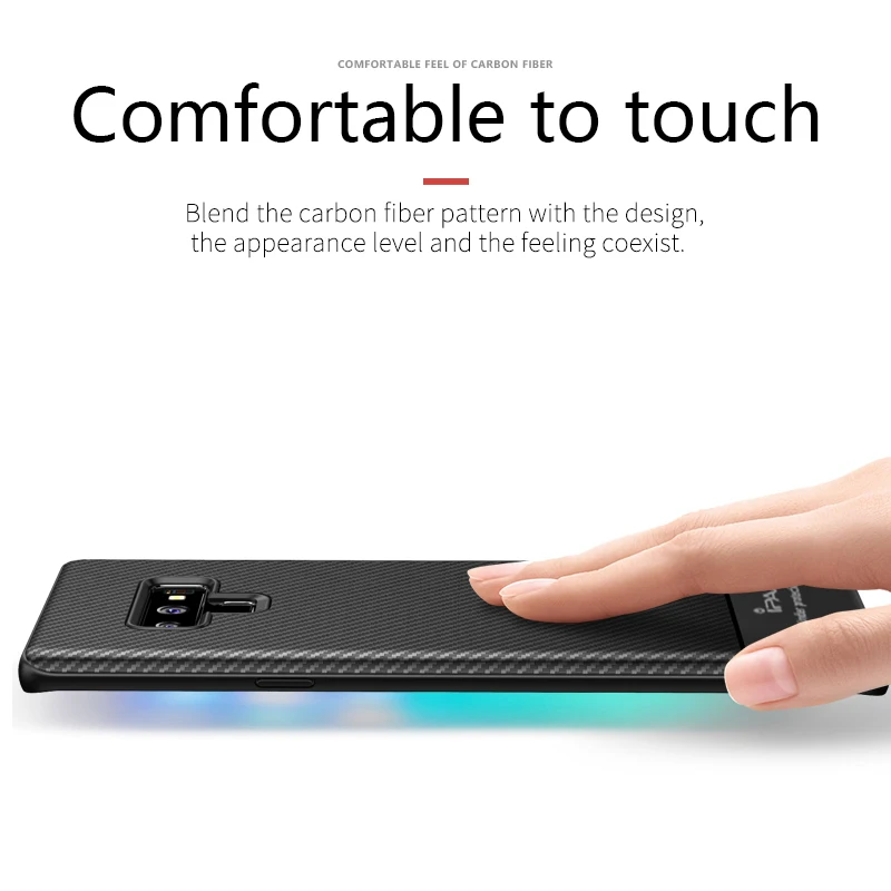 Чехол для Samsung Note 9 IPAKY 8 S8 S9 S10 Гибридный Силиконовый противоударный мягкий чехол
