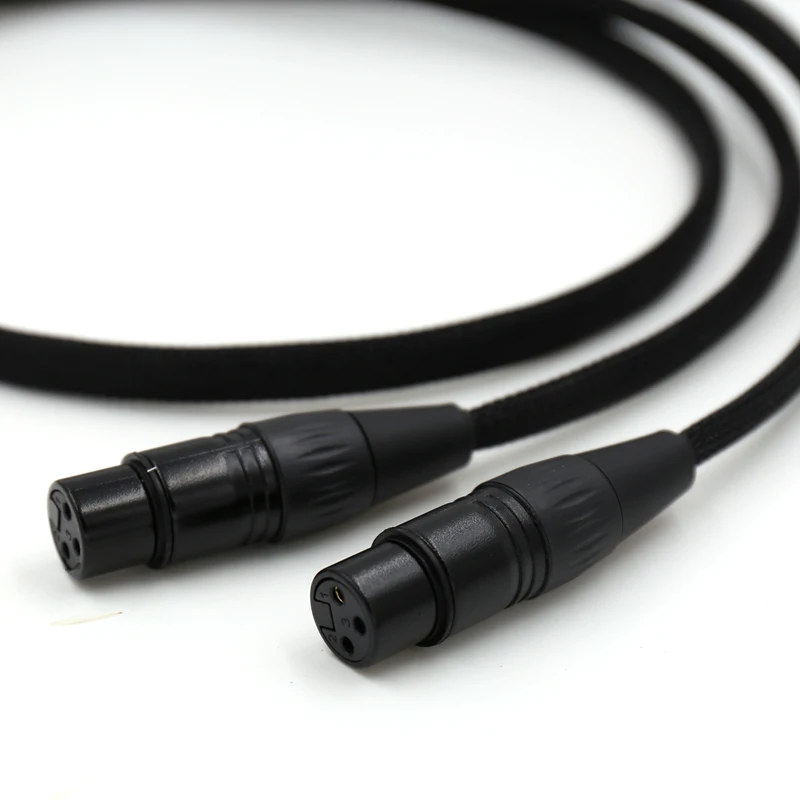 3 метровый посеребренный Y образный кабель OCC 1 XLR Female к 2 Audio Cable|audio cable|spliter cableaudio xlr