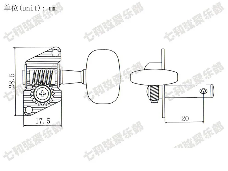 Набор из 3R3L золотых струн для акустической гитары Колки тюнинга аксессуары