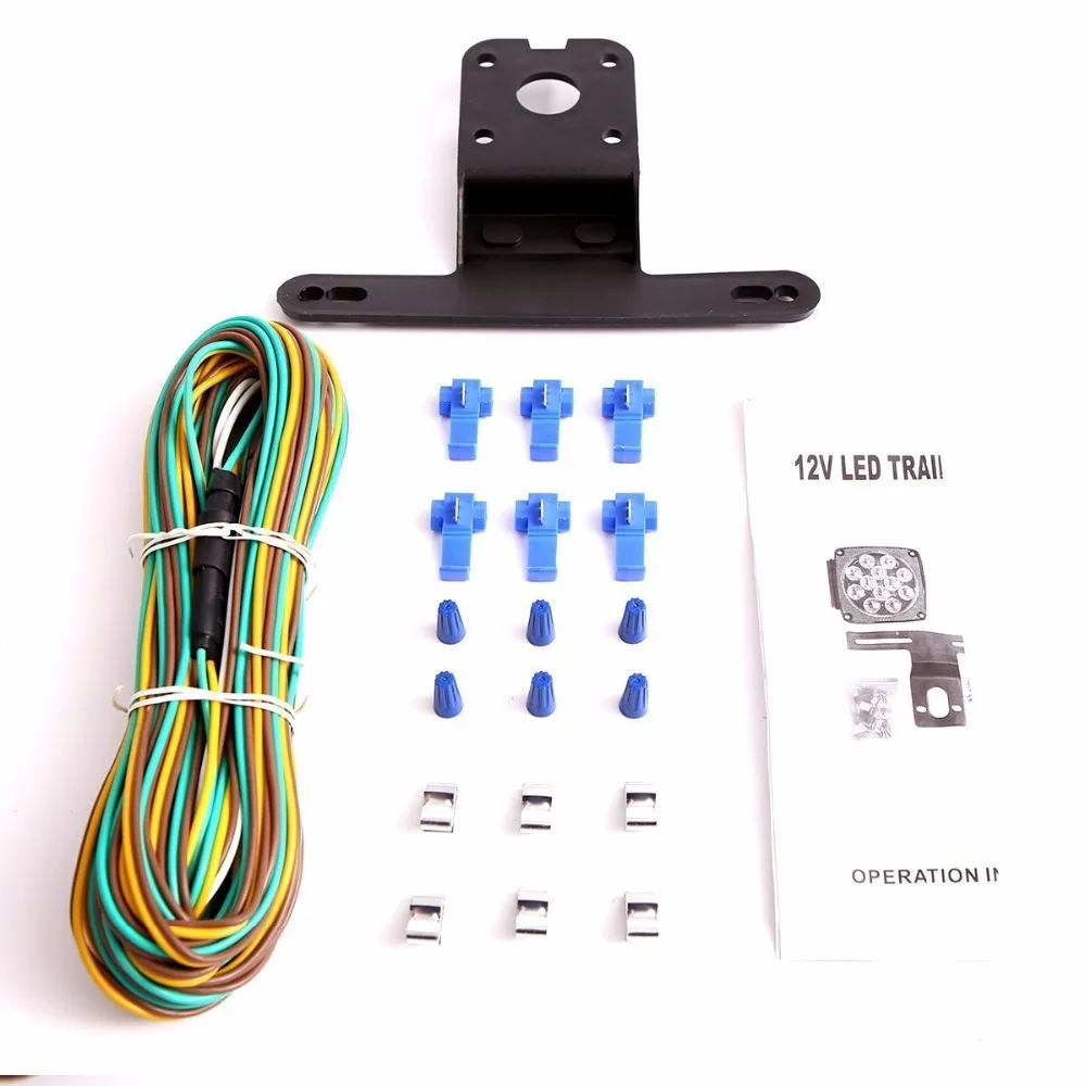 Погружной светодиодный задний фонарь для прицепа KEYECU 12 В стоп сигнал указатели