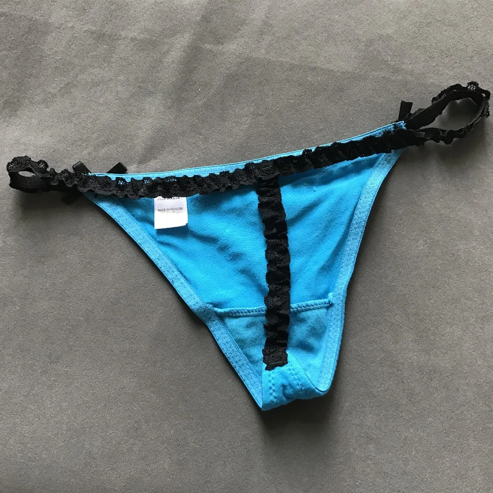 3PCS S-XL Cotton G String Sexy Women Thong for Lady Panties Lace Underwear | Женская одежда