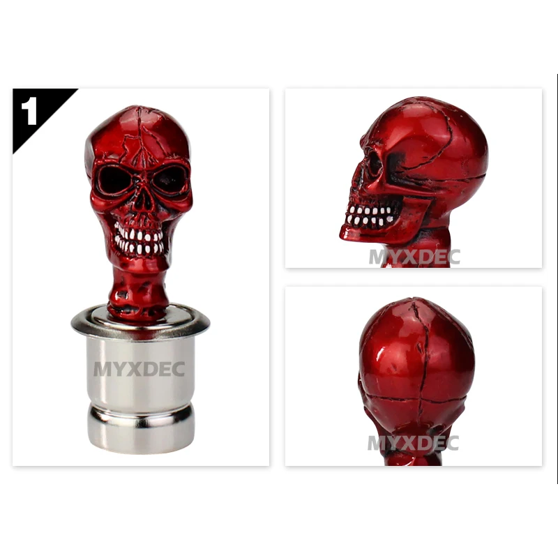 skull1 Автомобильный прикуриватель череп и скрещенные кости дизайн череп головы Разъем питания дым нагреватель автомобиля электронные автомобильные аксессуары разъем DC 12 В - Название цвета: skull1