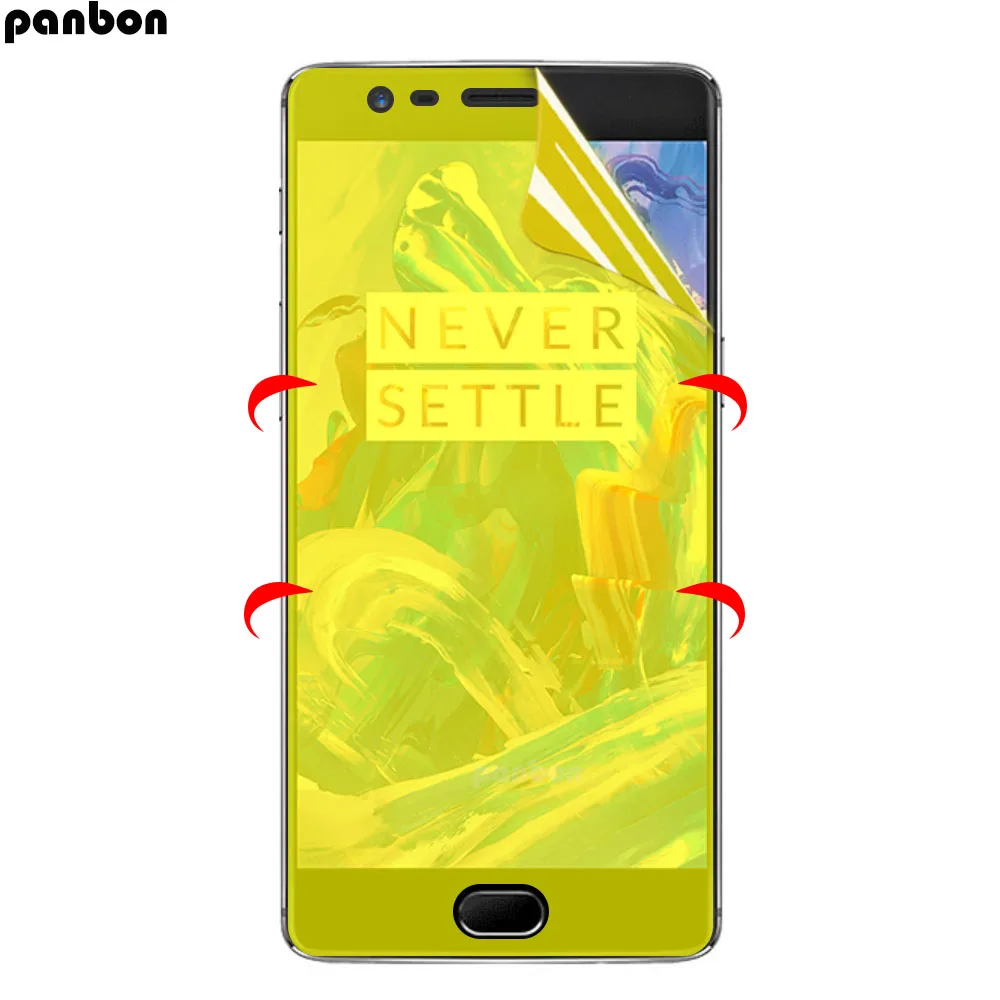 3D Защита экрана для Oneplus 3 3T 6 6T 5 5t Гибкая Гидрогелевая пленка oneplus гелевая защитная
