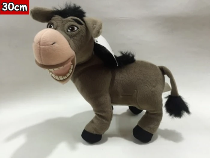 DSN Shrek Plush Doll Stuffed Toy Movies TV Plush Toys DSN Plush Doll Stuffed Toy For kids christmas Toys Gifts for Children - Color: Black