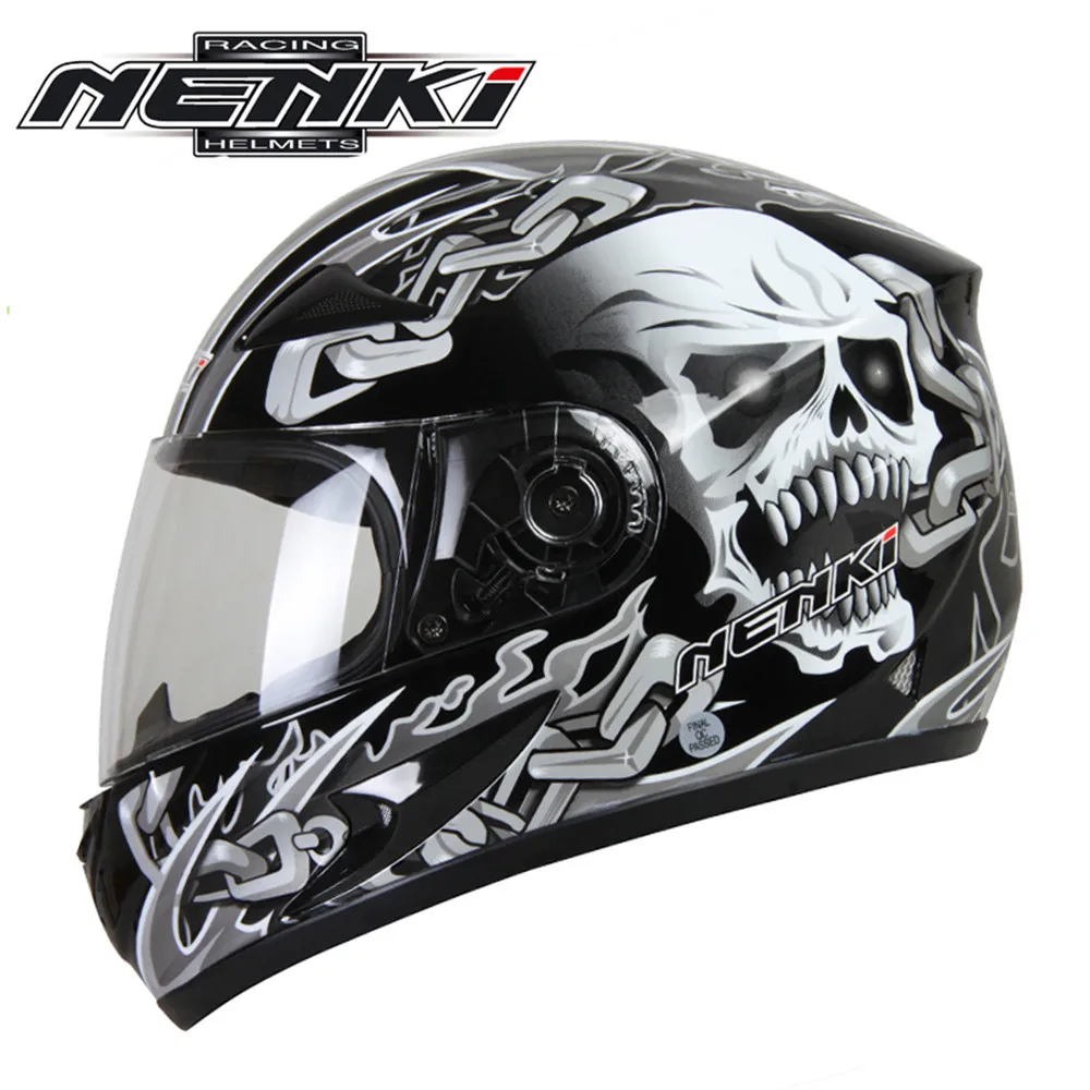 NENKI Полный мотоциклетный шлем Capacete da Motocicleta мотошлем Casque Kask 816z гоночная езда