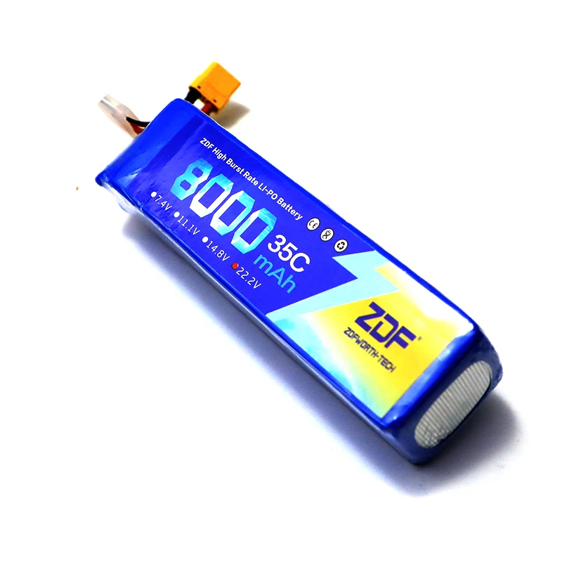 Аккумулятор ZDF AKKU 6S 22 2 в 8000 мАч 35C max 70C литий полимерный аккумулятор Traxxas для